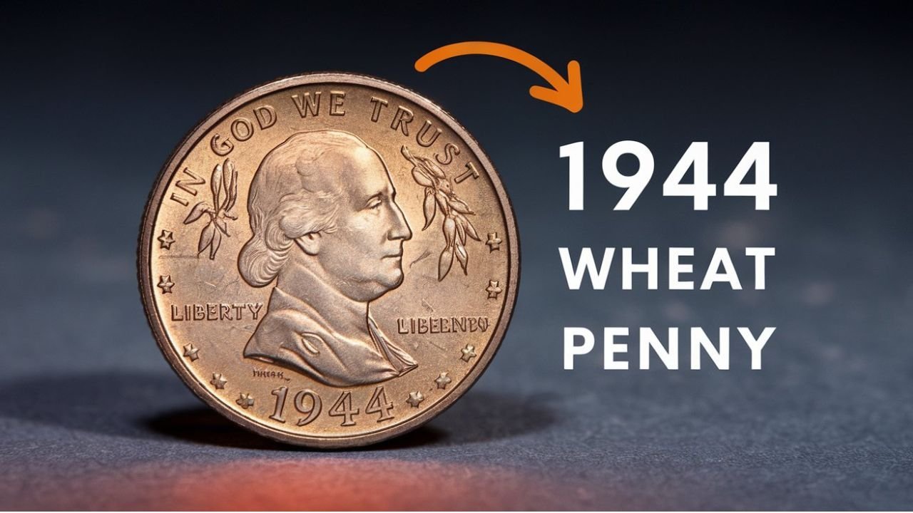 This 1944 Wheat Penny with No Mint Mark is Extremely Rare